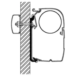 Thule Flat-Adapter-Set, Länge 75 Cm