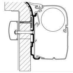 Thule Adapter Bürstner, Länge 3 M
