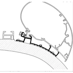 Thule Adapter Carthago Chic, Länge 4,5 M
