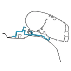 Dometic PR 2000 Markisen-Adapter Für Pössl-Fahrzeuge Mit Skyroof