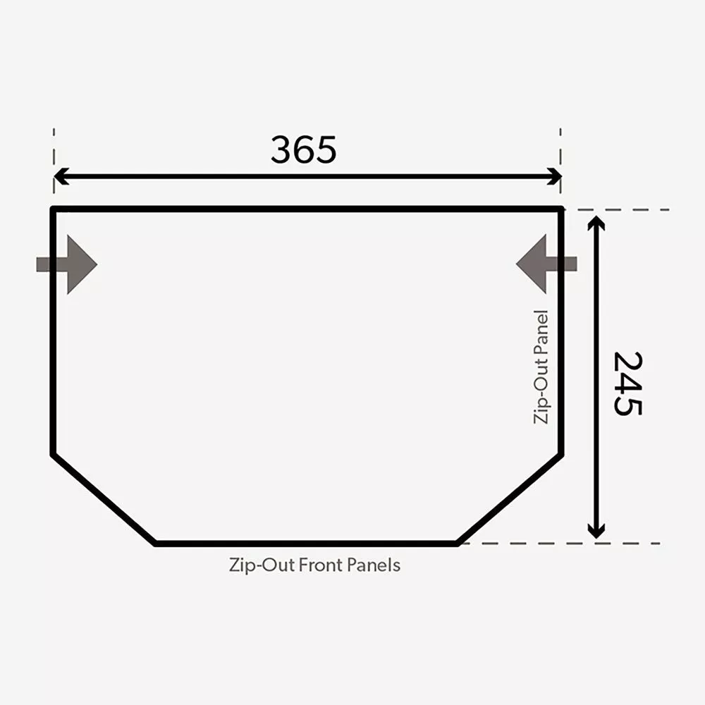 Aufblasbares Vorzelt Dometic Pop Air Pro 365 Für Eriba / Trigano - Image 4