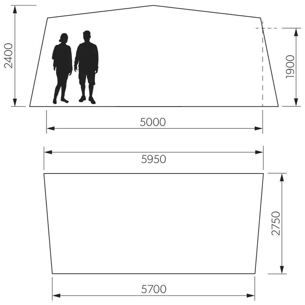 Wohnwagenvorzelt Dometic Residence AIR All-Season | Grösse 14 | 975 - 1.000 - Image 2