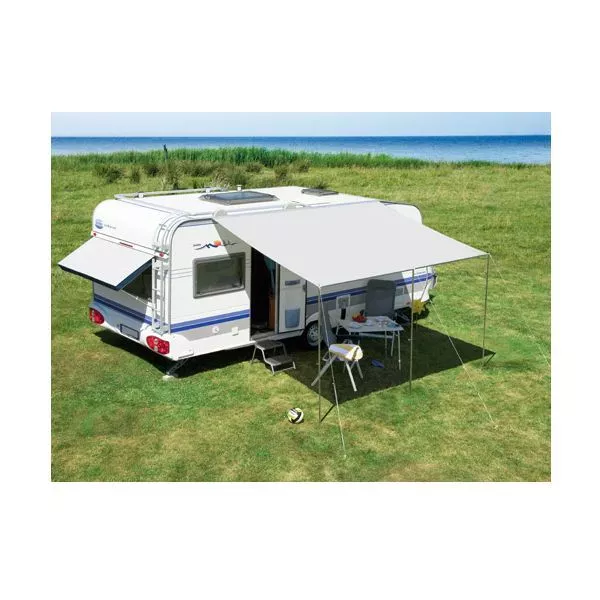Wohnwagen-Sonnendach DWT Flora, Grösse 5, Hellgrau