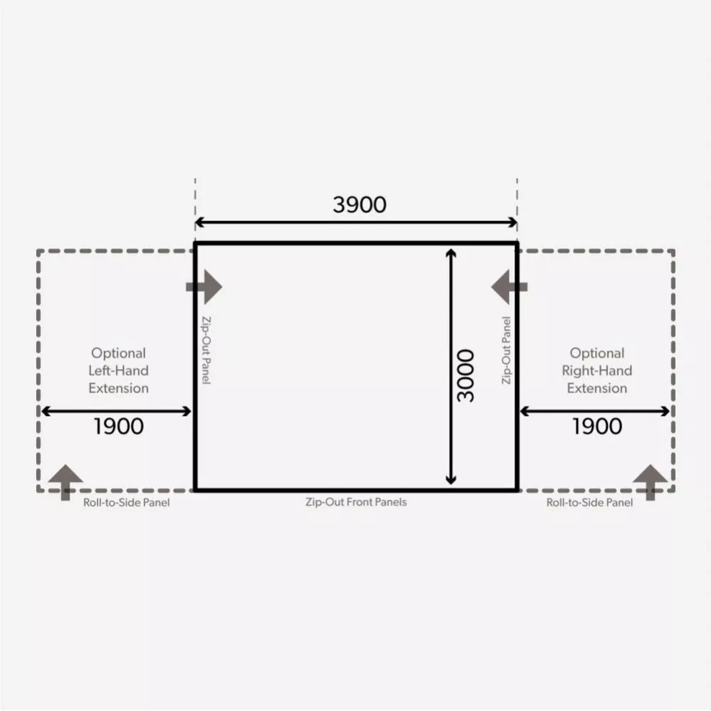 Aufblasbares Vorzelt Dometic Grande Air All-Season 390 S - Image 8